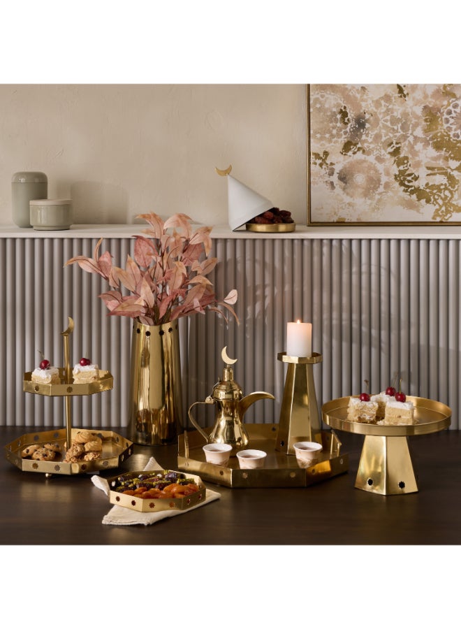 Home Box Layali Noor Serving Tray - 37.5x37.5x4 cm - Image 4